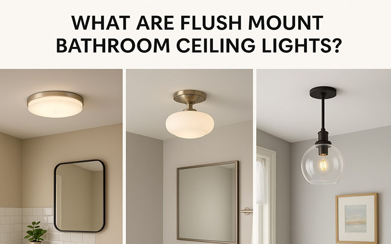 What Are Flush Mount Bathroom Ceiling Lights
