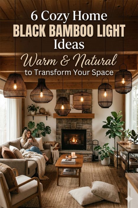 6 Cozy Home Black Bamboo Light Ideas - Warm & Natural