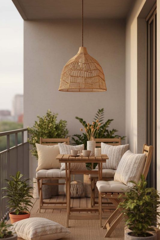 Balcony Paper Rope Pendant Light B - Small But Stunning