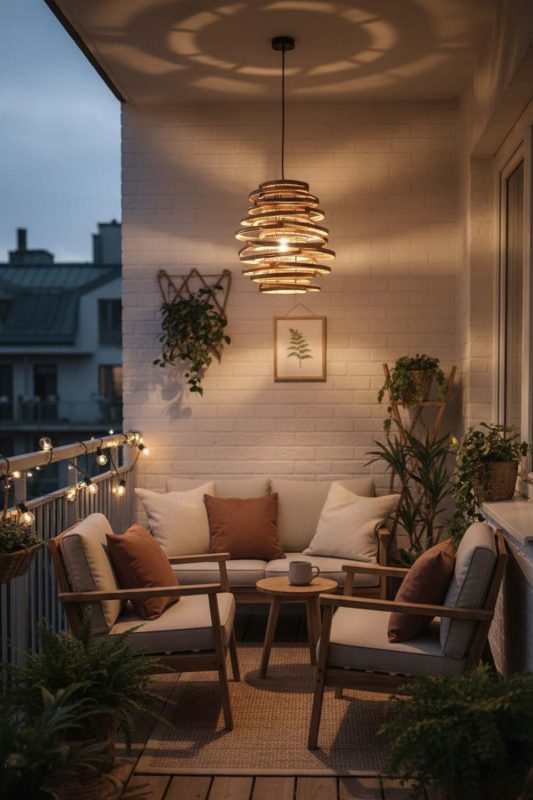 Balcony Rattan Beehive Pendant Light - Romantic Outdoor Corner