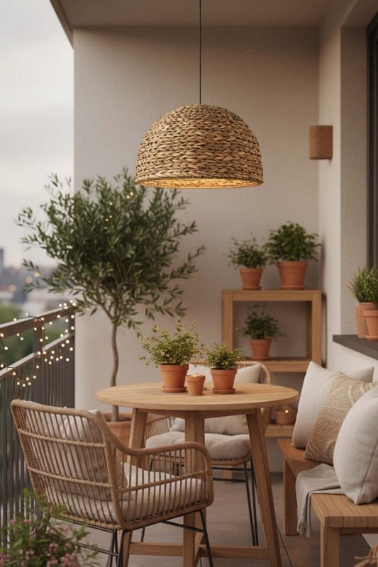 Balcony Water Hyacinth Hanging Light - Small But Stunning