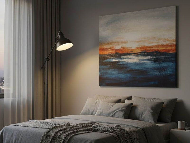 Bedroom Directional Floor Lamp