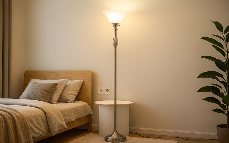Bedroom Torchiere Floor Lamp