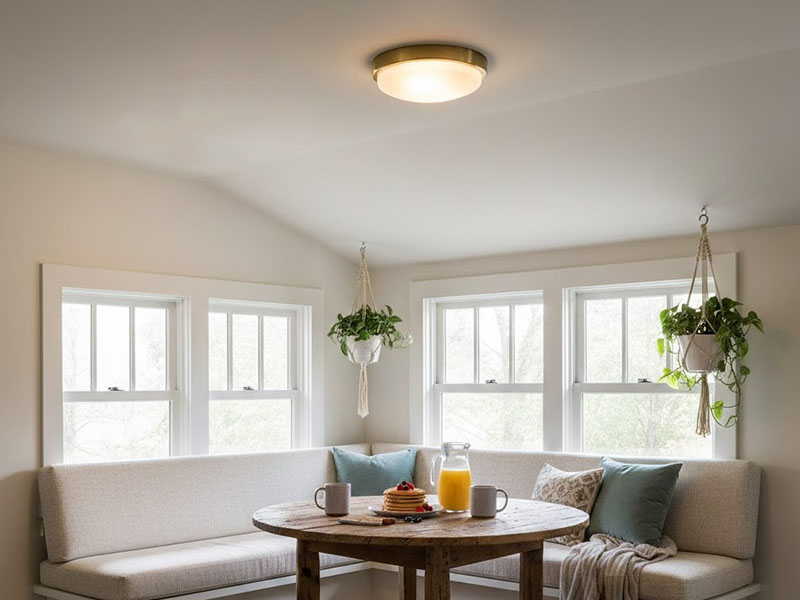Breakfast Nook Flush Mount Fixtures