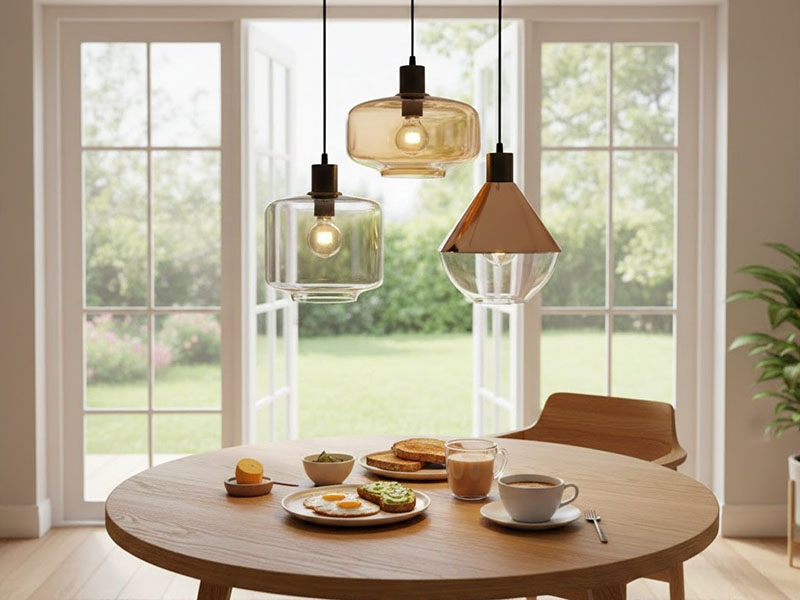 Breakfast Room Cluster Pendants For A Stylish Look