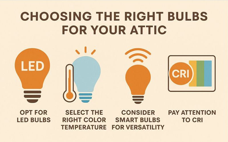 Choosing The Right Bulbs For Your Attic