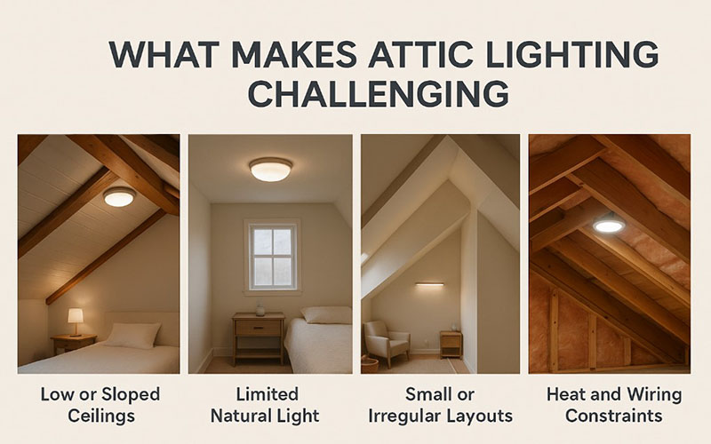 Common Challenges Of Lighting An Attic