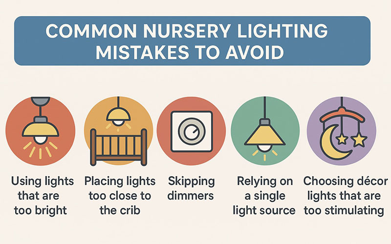 Common Nursery Lighting Mistakes To Avoid