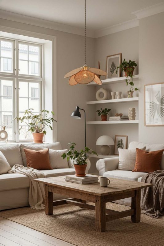 Cozy Bamboo Petal Pendant Light - Peaceful Living