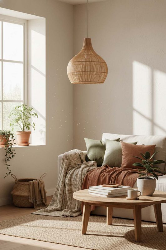 Cozy Natural Simple Rattan Pendant Light - Comfort First