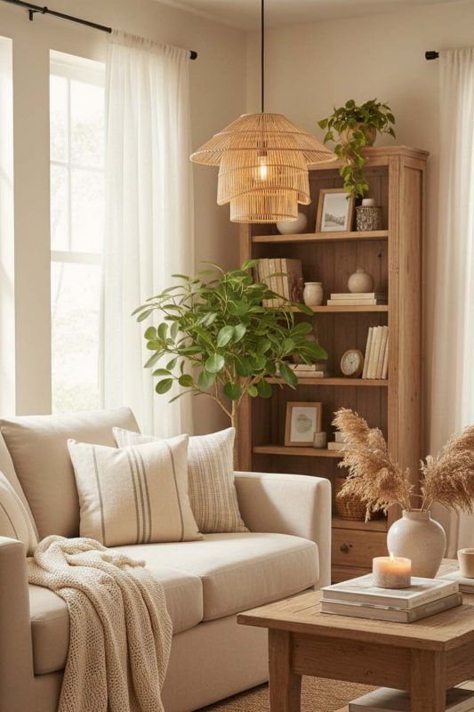 Cozy Pagoda Shape Bamboo Pendant Light - Comfort First