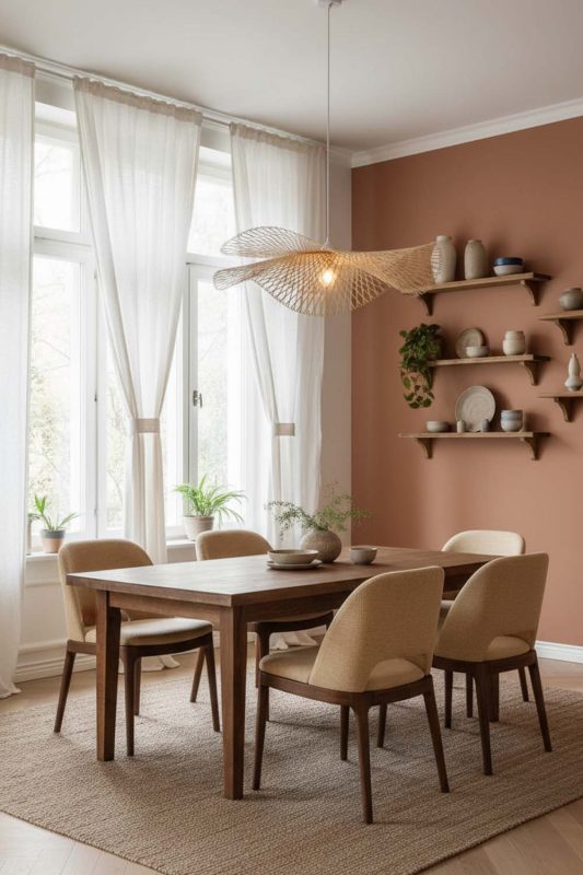 Dining Room Double Bamboo Lotus Leaf Pendant Light - Perfect Gathering Space