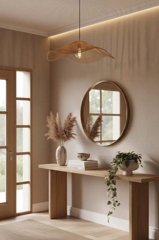 Entryway Cluster Lotus Leaf Pendant Light - Clean & Elegant