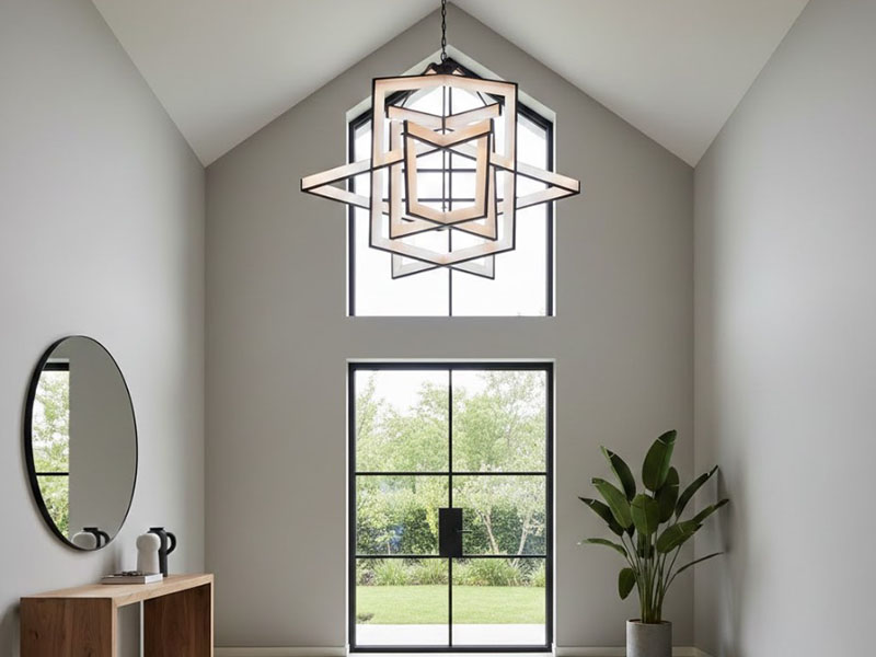 Entryway Geometric Chandelier