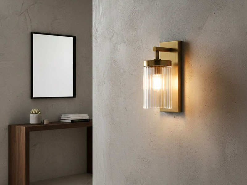 Entryway Glass Wall Sconce