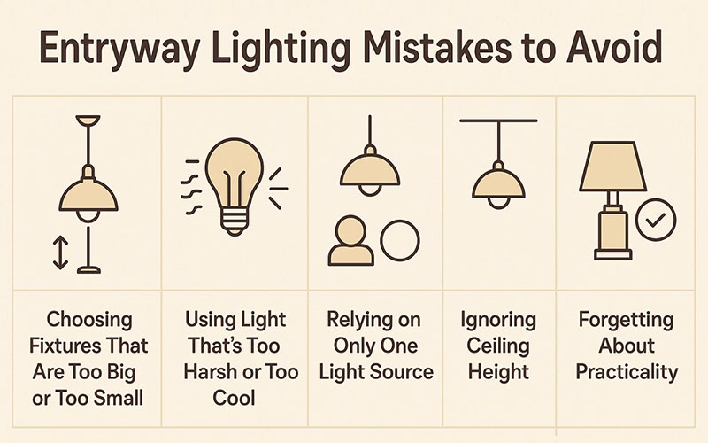 Entryway Lighting Mistakes To Avoid
