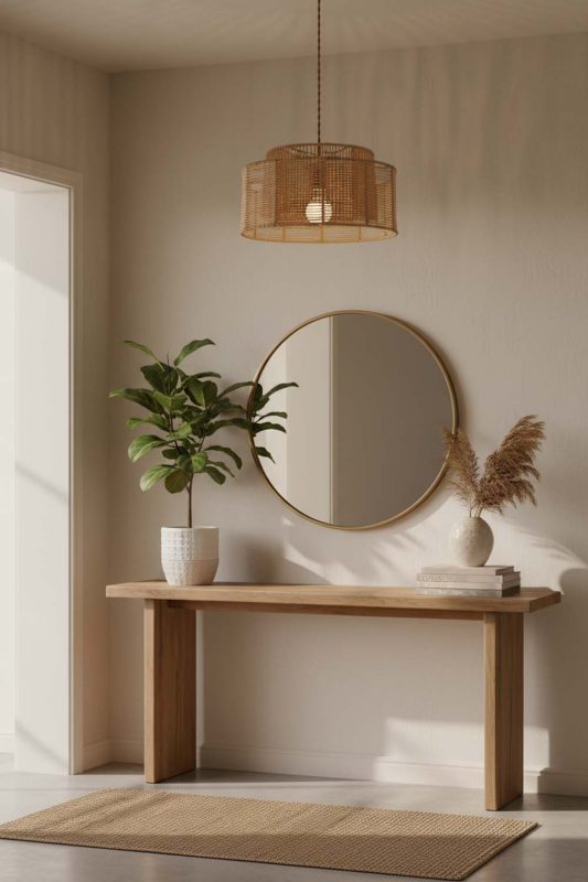 Entryway Paper Rope Pendant Light A - Welcoming First Impression
