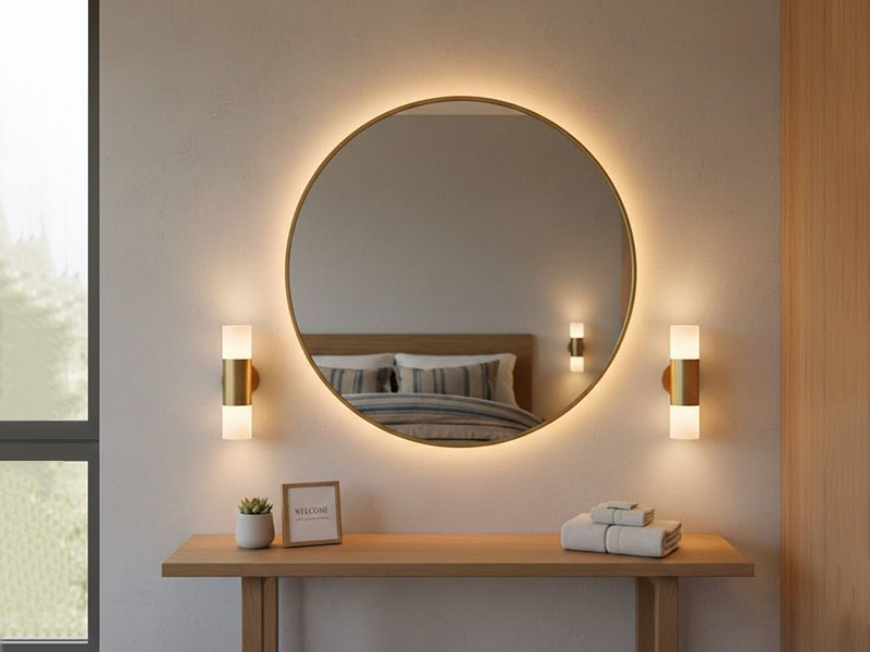 Guest Bedroom Mirror Lighting