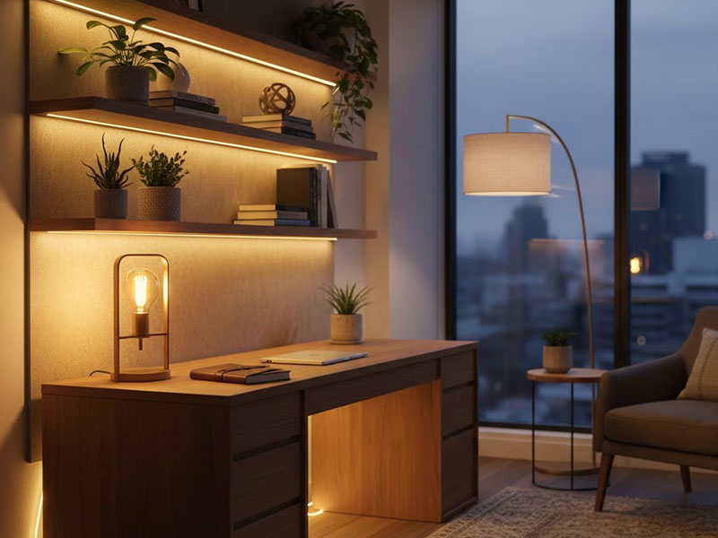 Home Office Accent Lighting