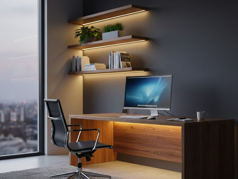 Home Ofice Led Strips Or Under-desk Lighting