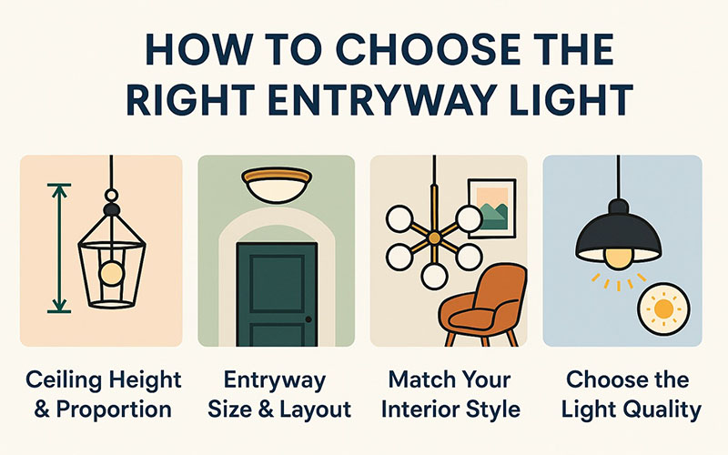 How To Choose The Right Entryway Light