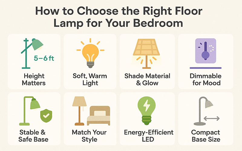 How To Choose The Right Floor Lamp For Your Bedroom