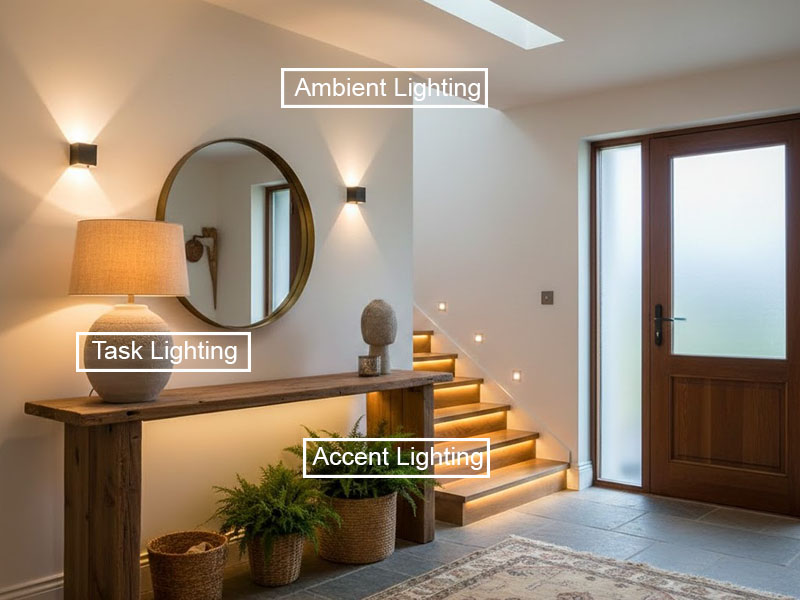 How To Create Layered Entryway Lighting