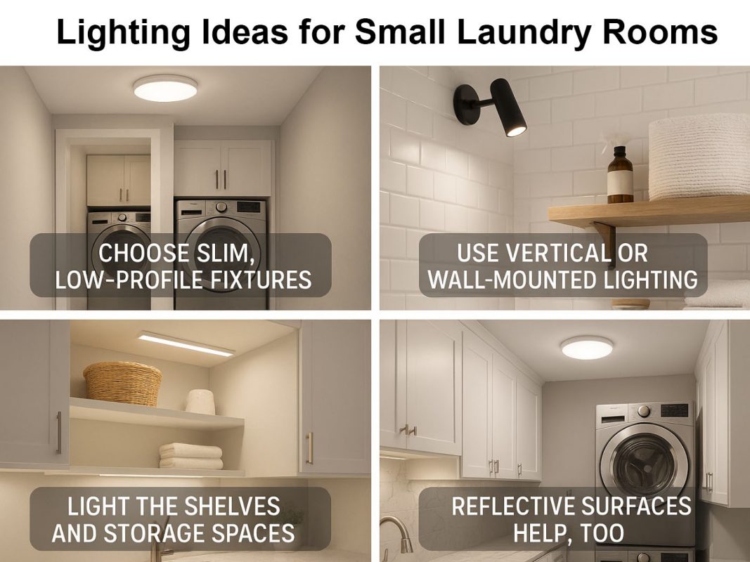 Lighting Ideas In Small Laundry Rooms