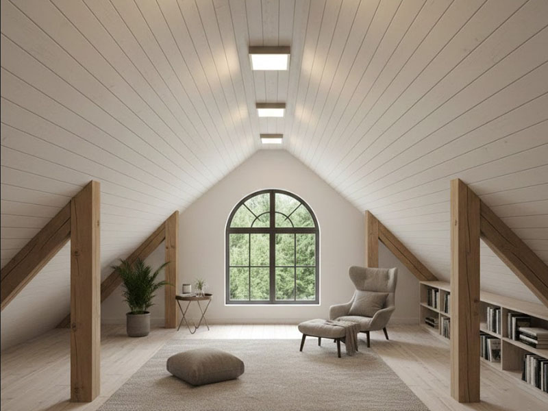 Low-profile Led Ceiling Lights For Attics