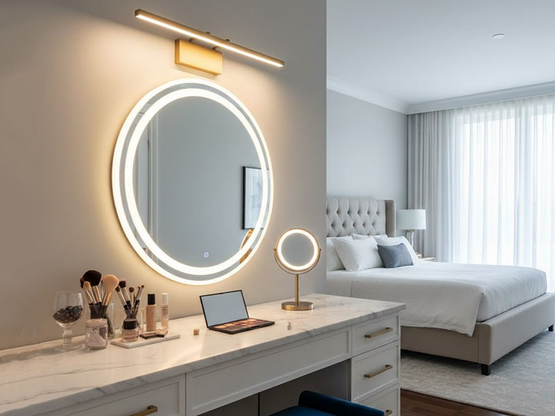 Master Bedroom Vanity Or Makeup Area Task Lighting