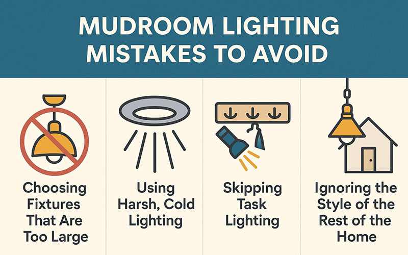 Mudroom Lighting Mistakes To Avoid
