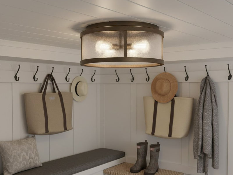 Mudroom Semi Flush Mount Ceiling Lights