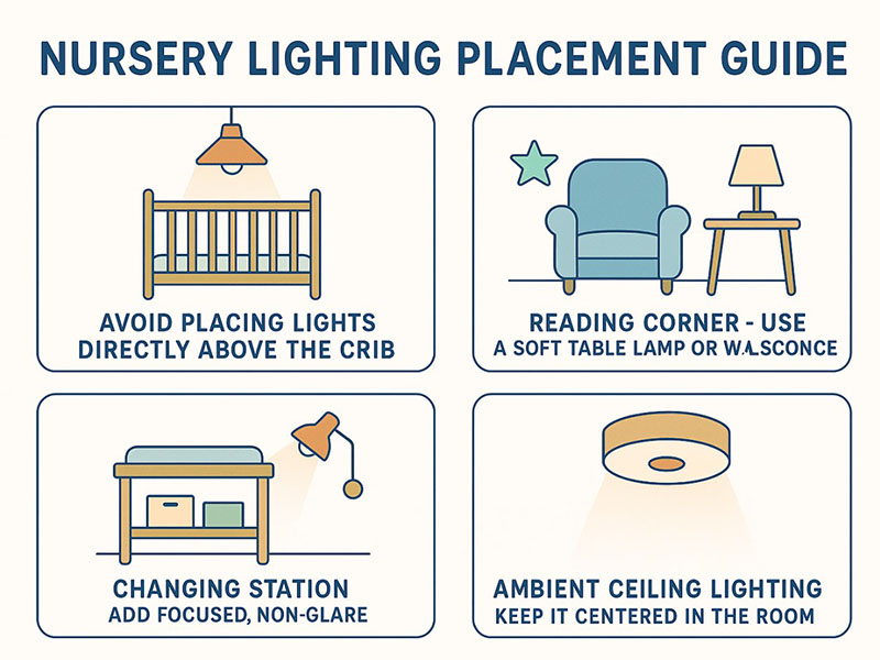 Nursery Lighting Placement Guide