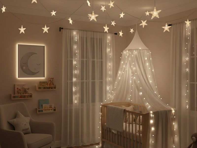 Nursery String Lights & Fairy Lights For A Magical Touch