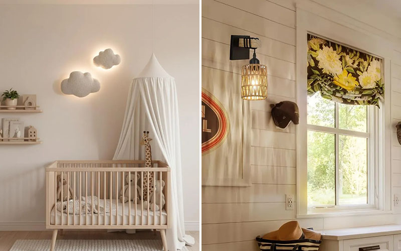 Nursery Wall Sconces Add Soft Ambient Light