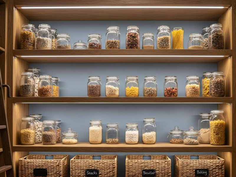 Pantry Led Strip Lights For Shelves