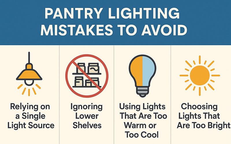 Pantry Lighting Mistakes To Avoid