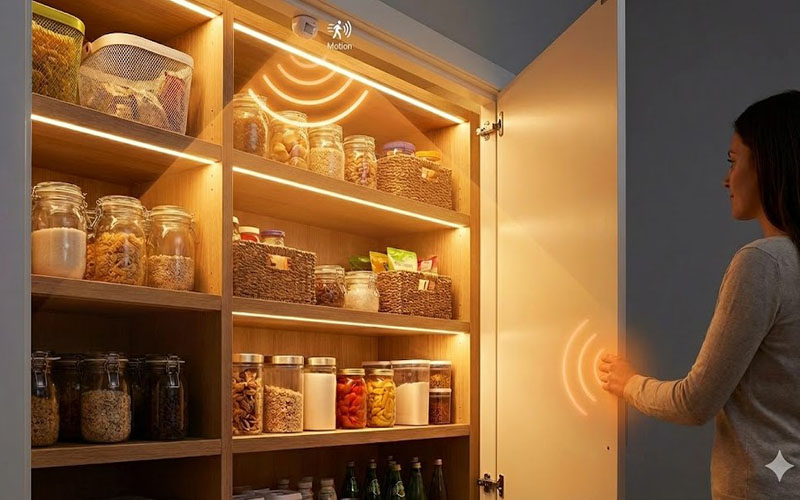 Pantry Motion Sensor Lighting