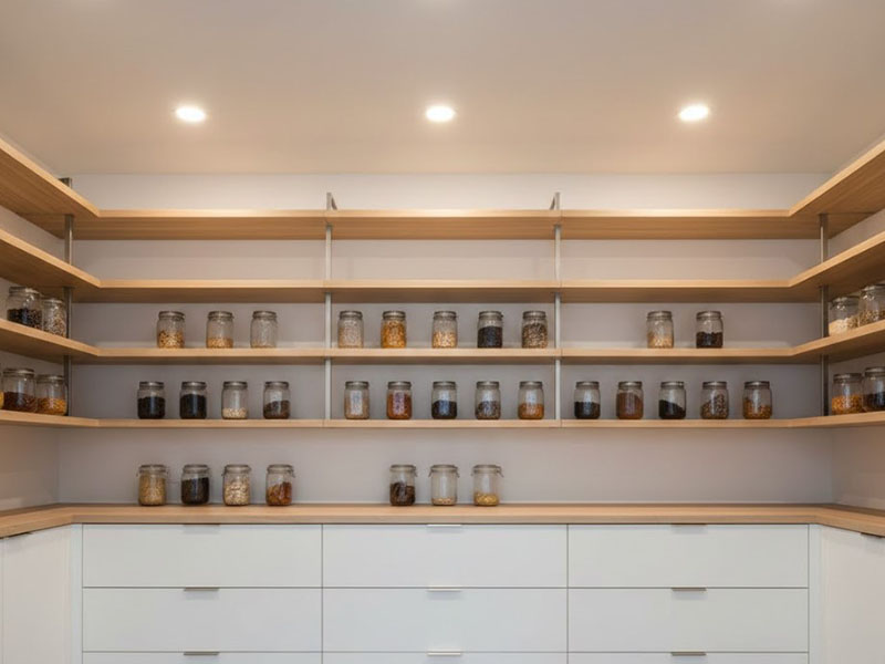Pantry Recessed Lighting For A Clean, Modern Look