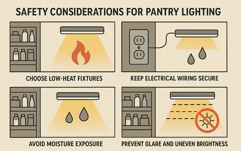 Safety Considerations For Pantry Lighting