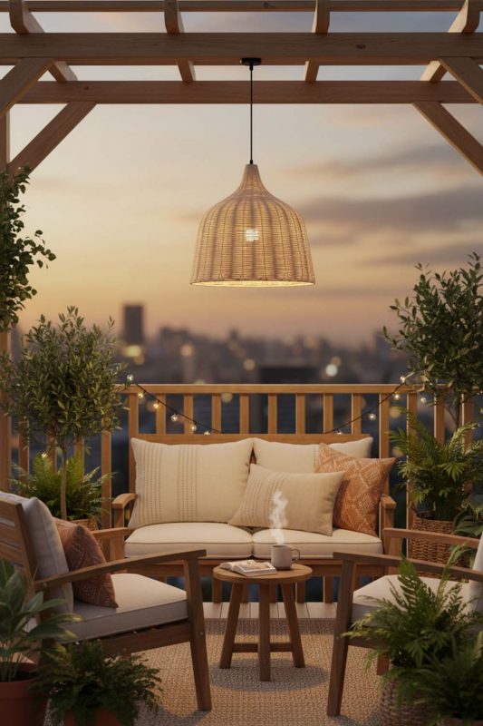 Small Balcony Lighting Ideas That Feel Like A Luxury Outdoor Lounge