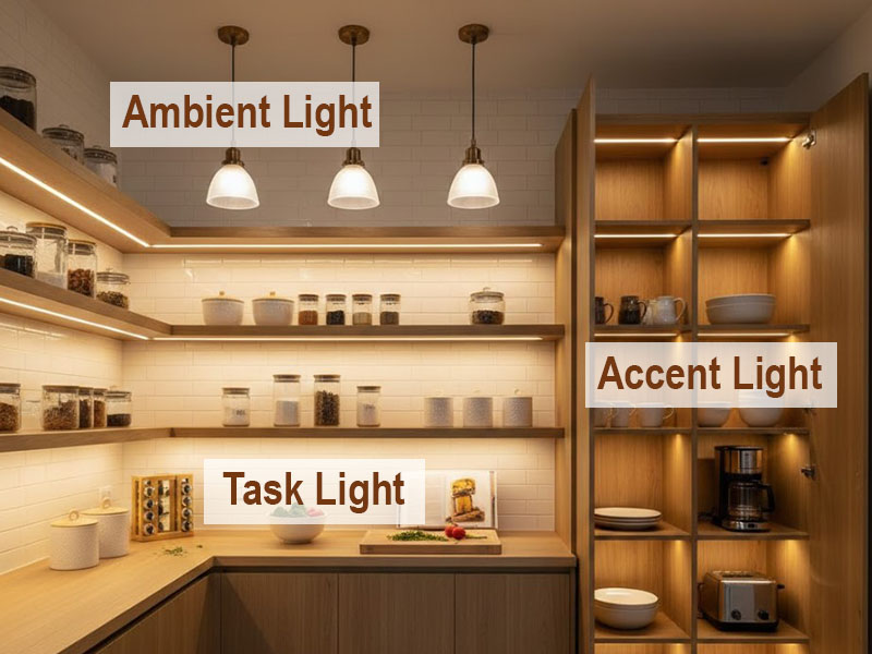 Types Of Pantry Lighting