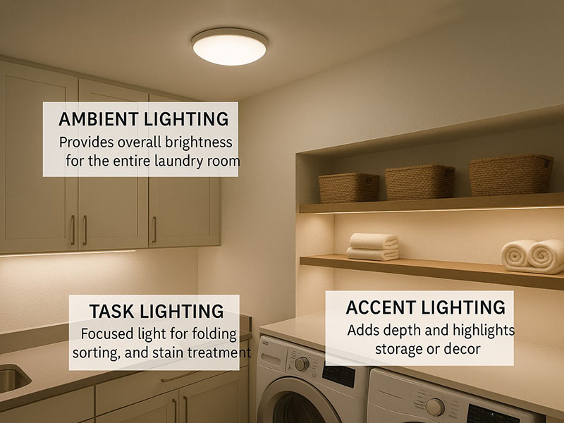 Understanding The Lighting Needs Of A Laundry Room