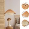 Wabi Sabi Pendant Lamp Hemp Rope Chandelier Bedroom