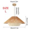Wabi Sabi Pendant Lamp Hemp Rope Chandelier Size L