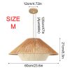 Wabi Sabi Pendant Lamp Hemp Rope Chandelier Size M