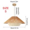 Wabi Sabi Pendant Lamp Hemp Rope Chandelier Size S