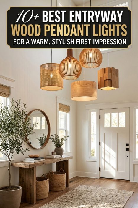 10+ Best Entryway Wood Pendant Lights