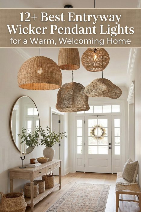 12+ Best Entryway Wicker Pendant Lights