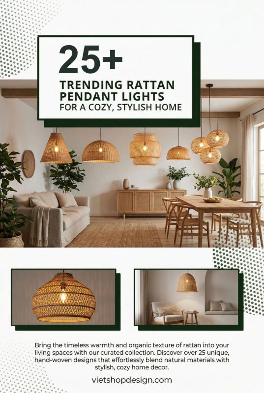 25+ Trending Rattan Pendant Lights For A Cozy, Stylish Home - Cozy Home Decor Inspiration